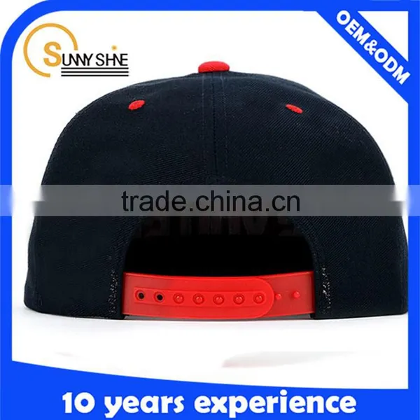 High Quality Custom Flat Brim Snapback Hats And Cap Men photo-2