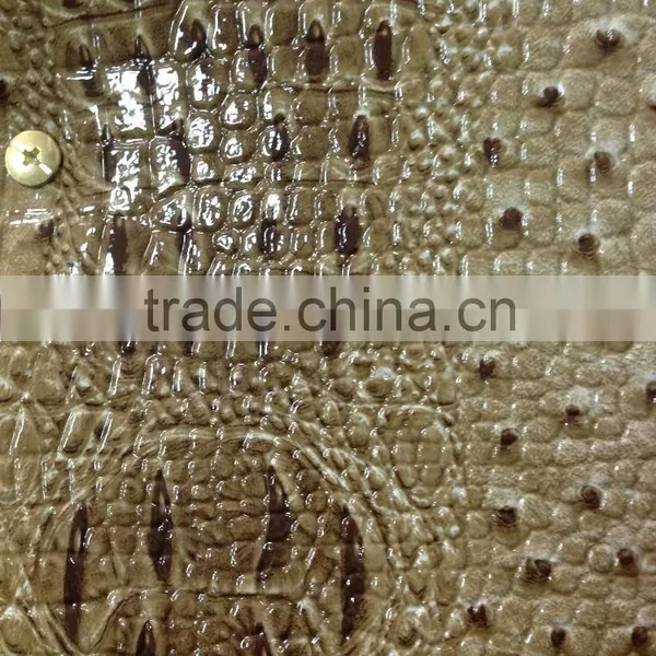 Semi-pu Printed Leather for Handbag and Furniture