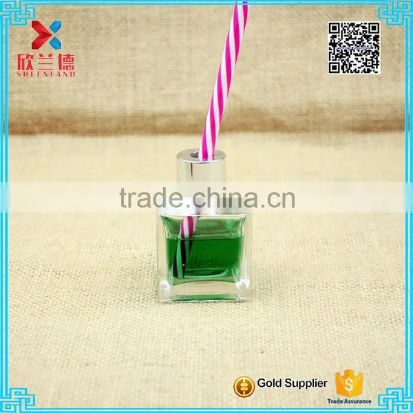 Wholesale 55ml Square Glass Aroma Diffuser Bottle With Screw Cap photo-5