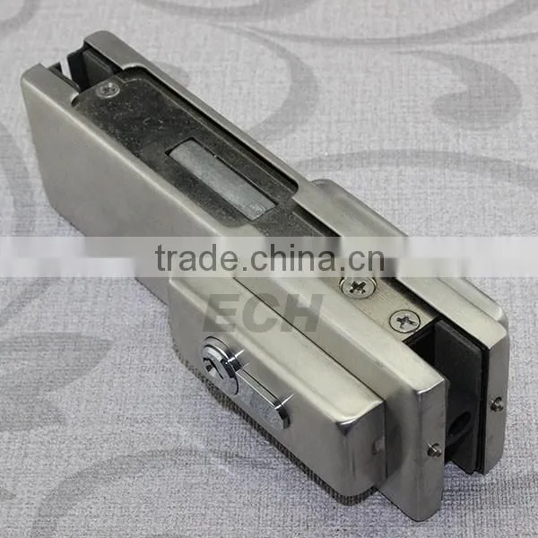 Showcase Frameless Stainless Steel Sliding Glass Door Lock photo-5