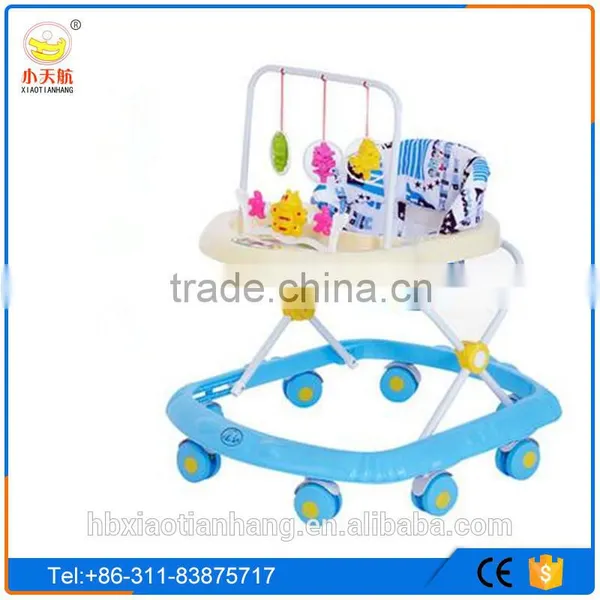 Simple Rolling Baby Walker With Toys and Music/ Cheap Round Outdoor Baby Walker Toys for Kids