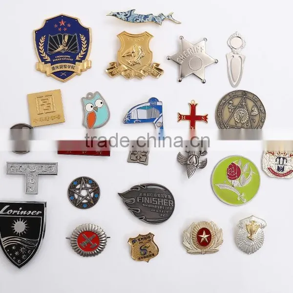 2015 Factory Direct Sales Oem Design Metal Pins Badge photo-4
