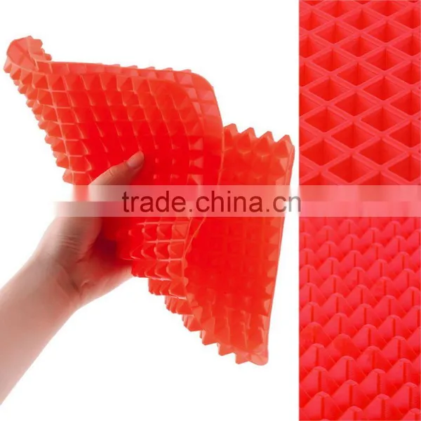 Silicone Cooking Mat Kitchen Red Pan Nonstick Silicone Baking Mat Mould Cooking Mat Oven Baking Tray Kitchen Tools photo-2