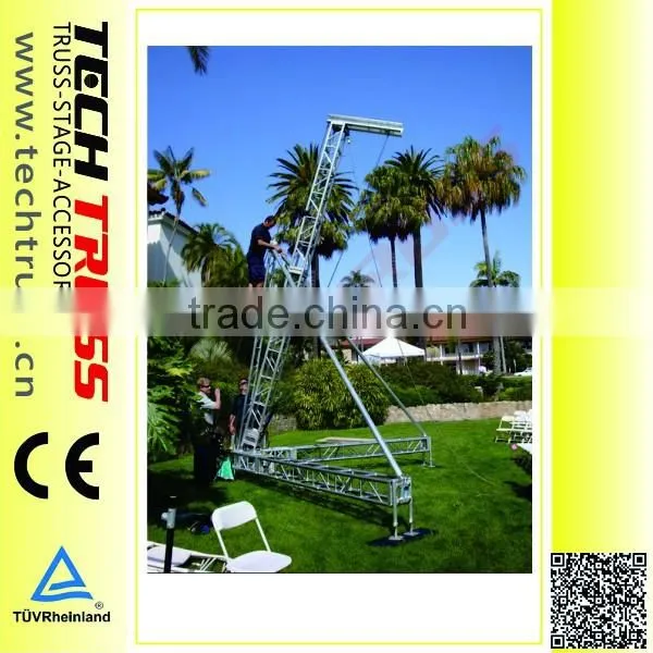 SPT-2 Height 9.5m Loading 1000kg Material 6082-T6 Line Array Speaker Tower photo-3