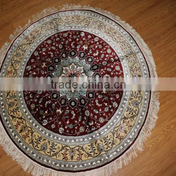Round Carpet, Handmade Silk Carpets, Turkish Silk Carpets