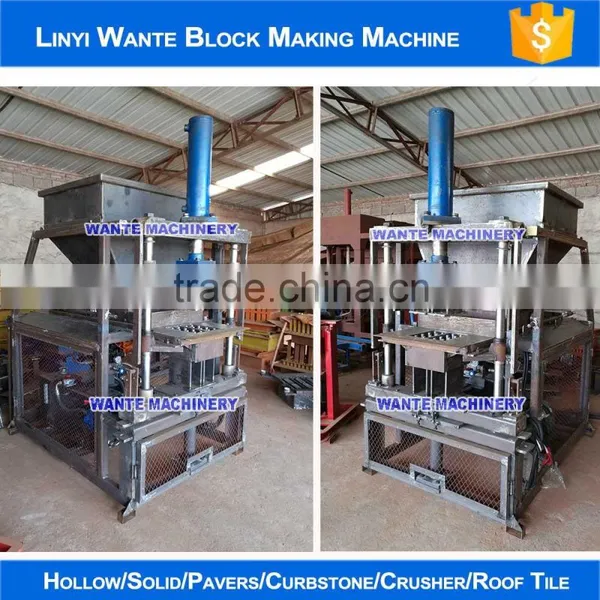 WANTE BRAND WT2-10 Top Quality Diesel Engine Interlock Clay Brick Making Machine South Africa photo-4