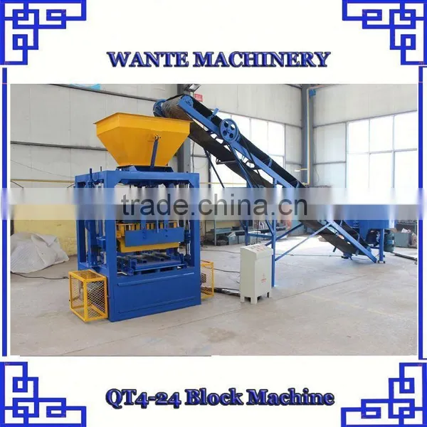 QT4-24 Hot Product Automation Concrete Paver Manufacturing Line photo-5
