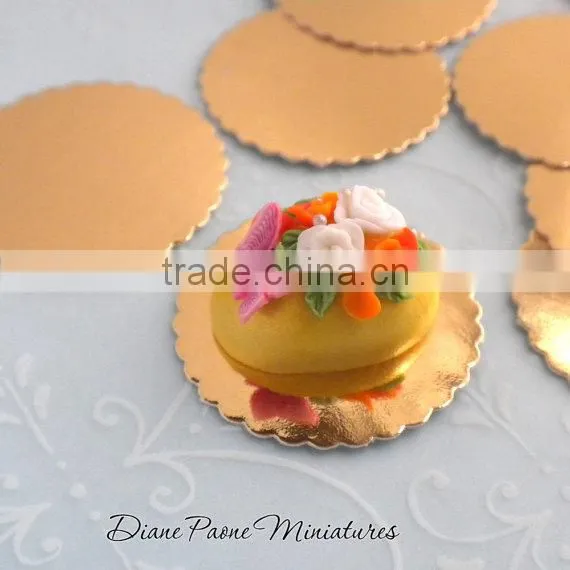 Cake Decorating and Present Mini Pastry Cake Boards