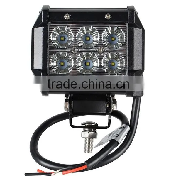 Hot Sale Mini Work Lights 12v, Aluminum Housing Led Bars IP67, 18w Led Light Bar photo-2