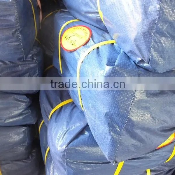 Recycled Plastic Sheet Tarpaulin PP Sliver/blue Triangle Plastic Plastic Sheet Waterproof Anti-aging Antioxidant Factory Sell photo-5