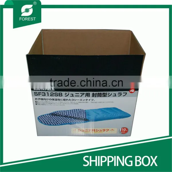 FOUR OVERLAP CARTON CORRUGATED MAILER SHIPPING BOXES WITH CMYK PRINT photo-5