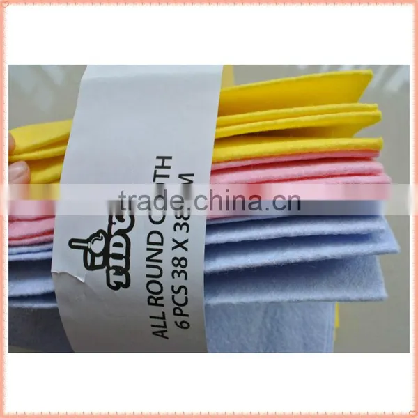 Needle punched non-woven wipes, non-woven cleaning wipes