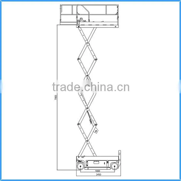 Electric Hydraulic Scissor Lift Platform With Low Price photo-3