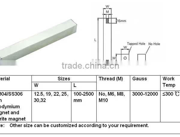 Magnetic Bar Food Bar Industrial Grade photo-5