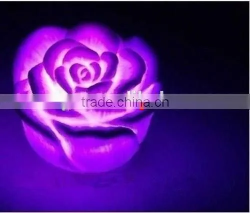 Led Gift Mini Rose Decorative Led Ele. Flower Flashing Craft Lamp Light photo-2