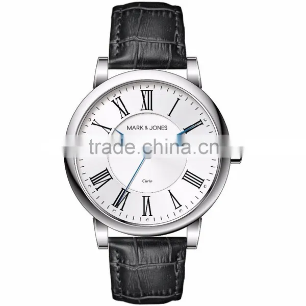 2016 GL15 Movement Genuine Leather Wristband Watch With Replacement Watch Bands