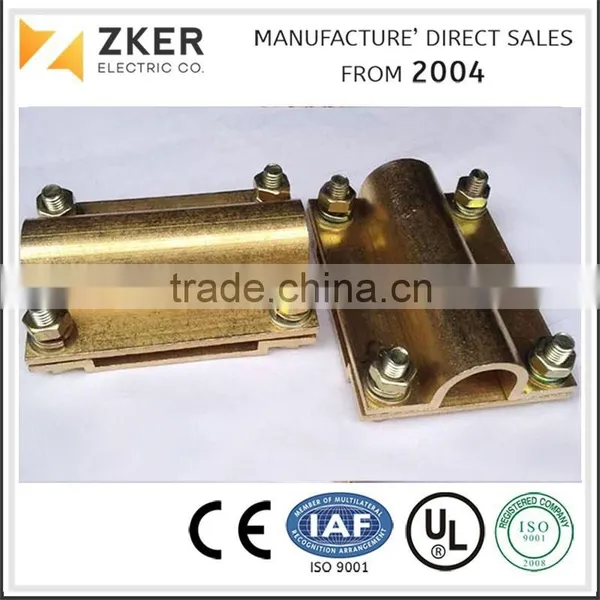 Brass Clamp for Earth Rod to Cable