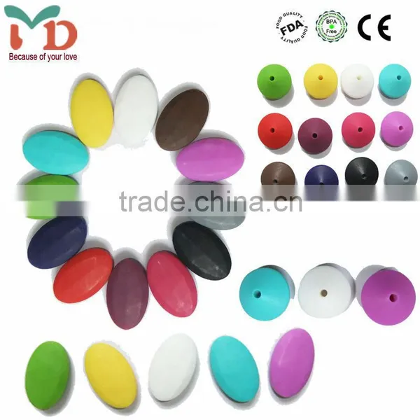 Mixed Food Grade Silicone Bead For Mom Nursing Necklace Jewelry Making Wholesale Chew Baby Teething Beads photo-3