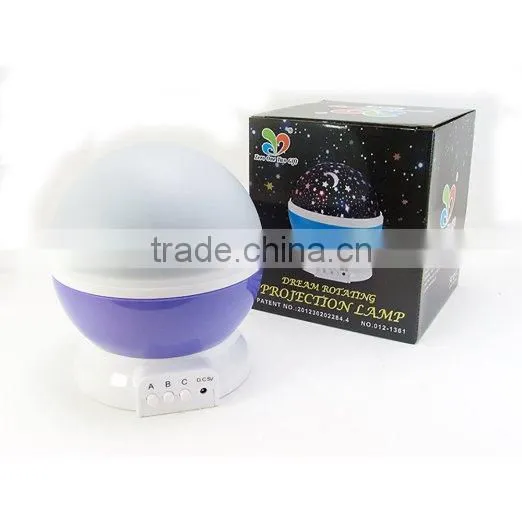 LED Projection Night Light Battery Operated or USB Line Charging