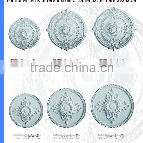 2015 High Quality Good Price Beautiful New Modern Luxury pu Cornice Ceiling Domes photo-3