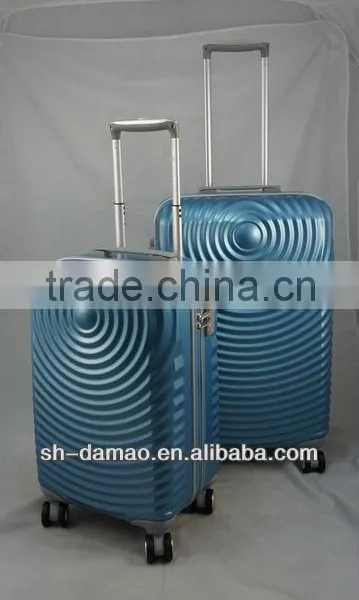PC Film Telescoping Handle Zipple Luggage Set for Traveling