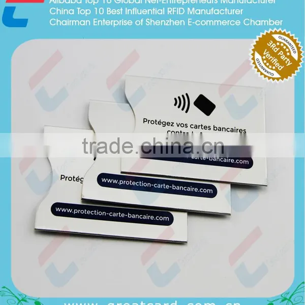 Aluminum Foil RFID Blocking Card Sleeve for Credit Card / Passport Protector photo-2