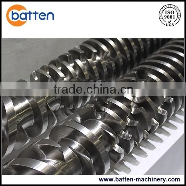 PVC Pipe/profile Production Conical Twin Screws Plastic Extruder Machine Barrel and Screw