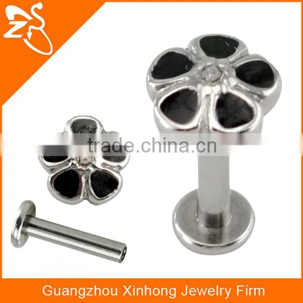 Surgical Steel Custom Butterfly Labret Studs Labret Piercing Body Jewelry photo-2