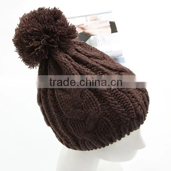 2015 New Design Wool Handmade Knitted Hat For Unisex photo-4