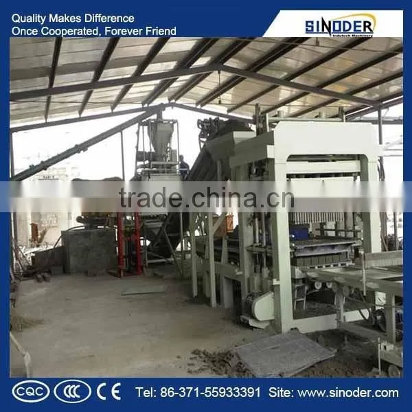 Sinoder Brand QT Concrete Hollow Brick Making Machine, Paver Block Machine, Cement Block Making Machine photo-3