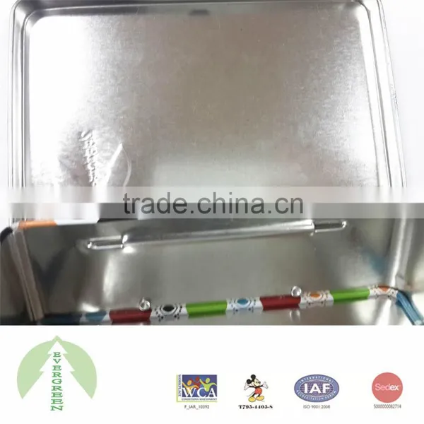 2016 Tin Box With Pin Hinge and Handle, Factory Directly Sale photo-3