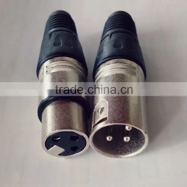 Professional NEW Stype XLR Connector,audio Video Connectoe Black Cap