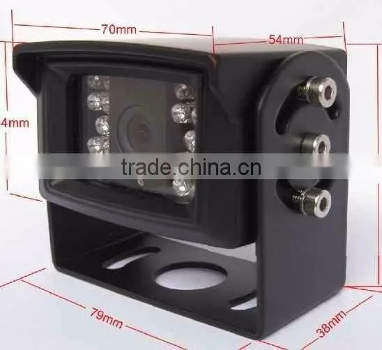 QOHO 18 Pcs IR LED 700TVL CCD Night Vision Car Camera For Vehicle photo-3