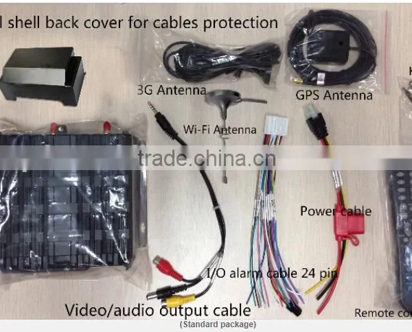 4 Channels 960H 2*SD Card Mobile DVR photo-5