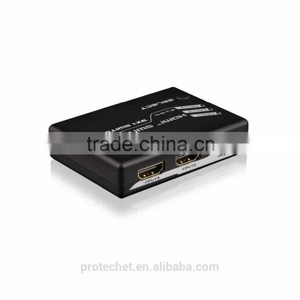 China Suppliers 2.0 3 Port HDMI Switch 3x1 Hdmi Matrix Switch 3 in 1 Out Support 4kx2k 1080p 3D for Hot Video Player photo-2