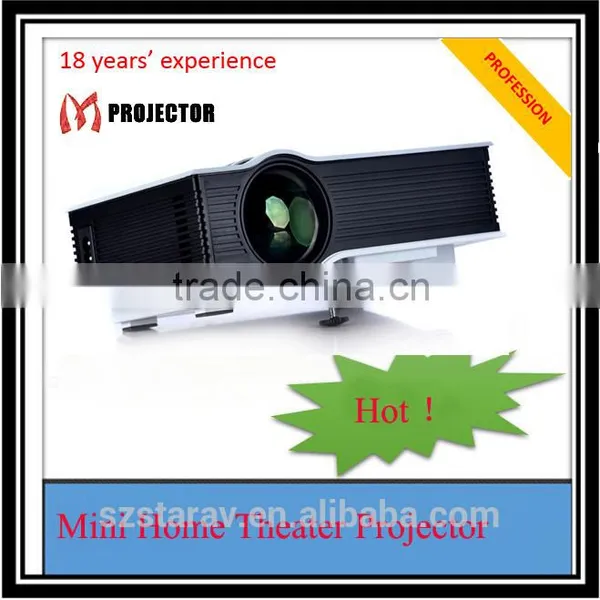 800 Lumens 800*400 Contrast 3m Projection Distance UNIC U40 Mini Projector LCD Home Theatre photo-2