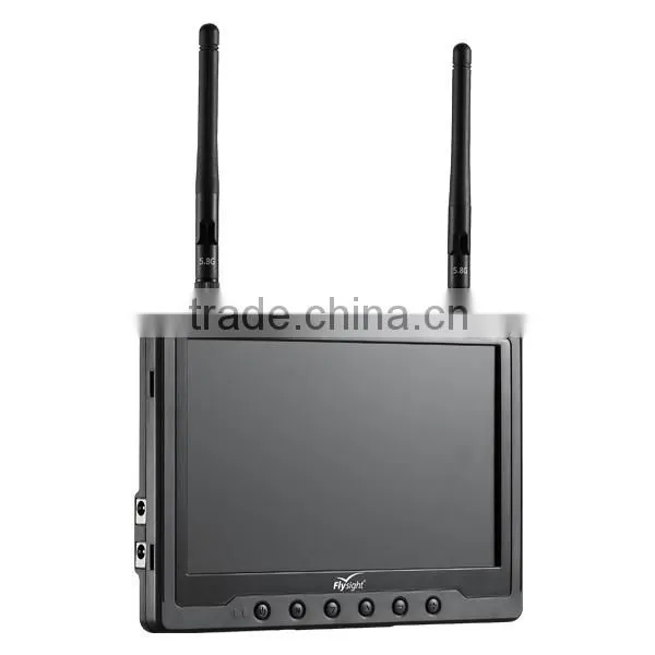 C696 Flysight RC801 7" Monitor 5.8Ghz HD FPV RX-LCD Receiver Built-in Battery for Phantom 3 photo-3