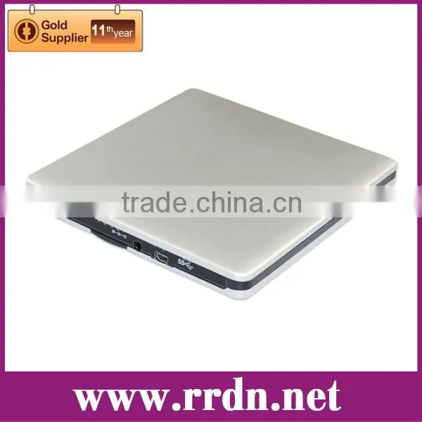 USB3.0 Aluminum External Optical DriveEnclosure, Colour: Silver photo-2