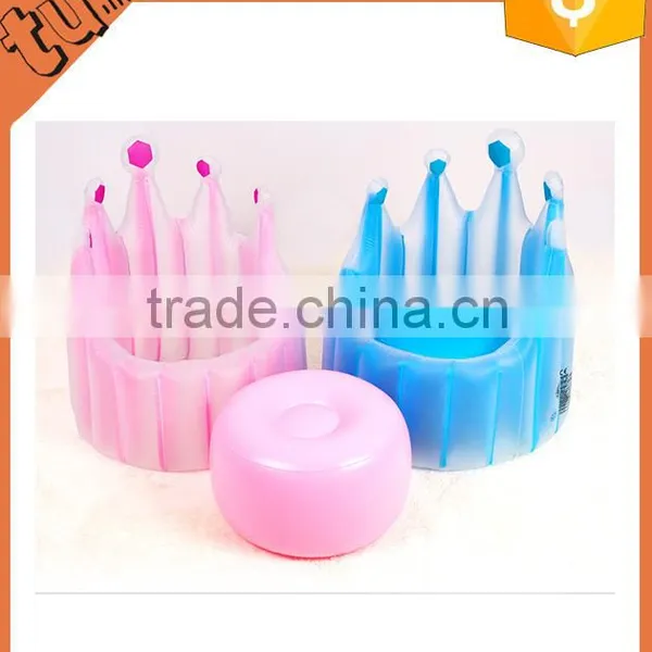 Giant Inflatable Crown Children Sofa for Kids