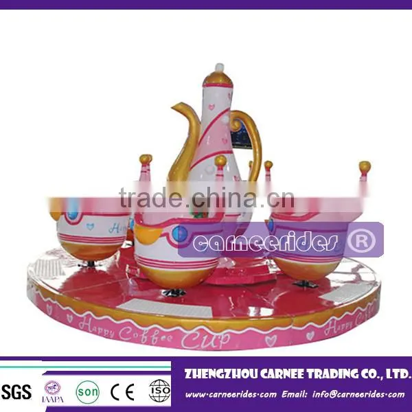 Amusement Park Equipment Tea Cup , Rotary Tea Cups Rides Family Amusement Park Rides! photo-2