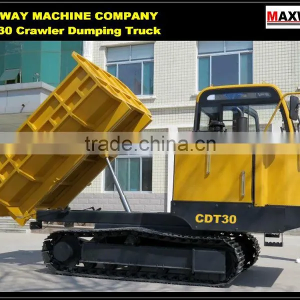 Steel Crawler Self-unloading Farm Tractor for Sugarcane / Palm , CE / ISO / SGS , Model: CDT60 photo-5