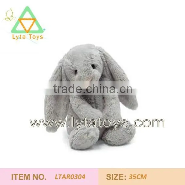 Wholesale Hot Sale Grey Plush Rabbit Custom Plush Toy