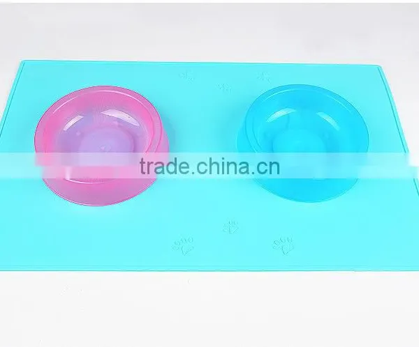 Easy Clean Non-toxic Silicone Pet's Bowl Mat photo-5