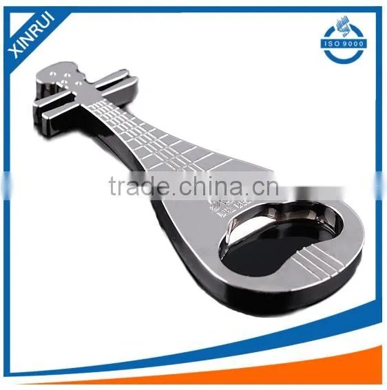 Hot Sale Top Quality Bottle Opener With Guitar Keychain Custom Metal Badge photo-3