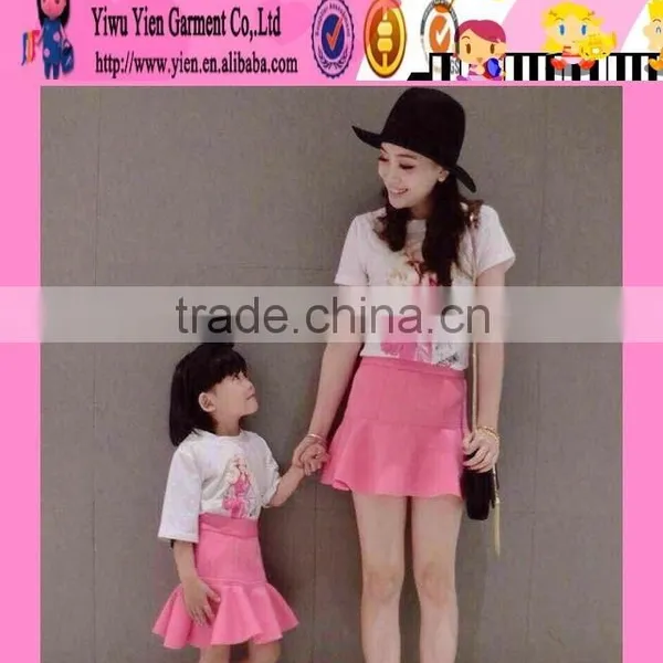 Good Quality Mum Daughter Dress Chiffon Mum Daughter Dress photo-2