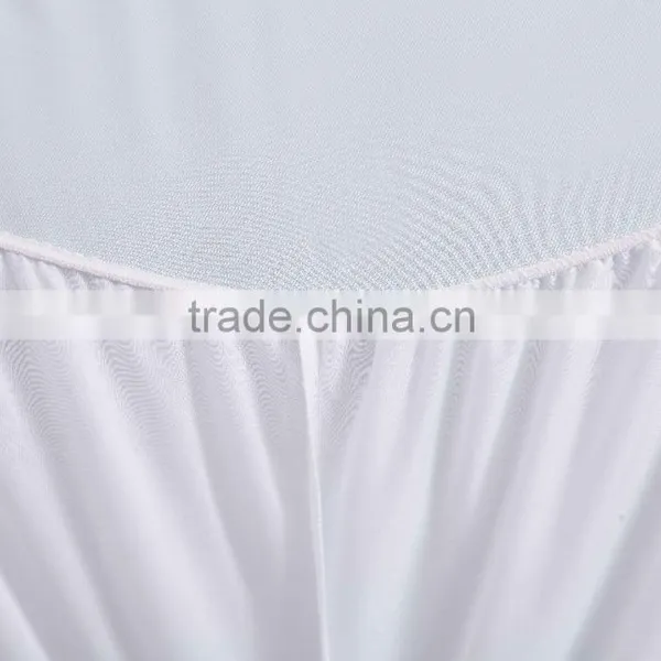 TPU Laminated Bird Eye Mesh Hotel Bedding Fitted Sheet photo-5