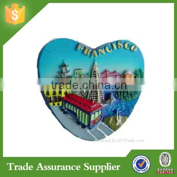 Factory Supplier Resin Country Souvenir Fridge Magnets Polyresin China photo-5