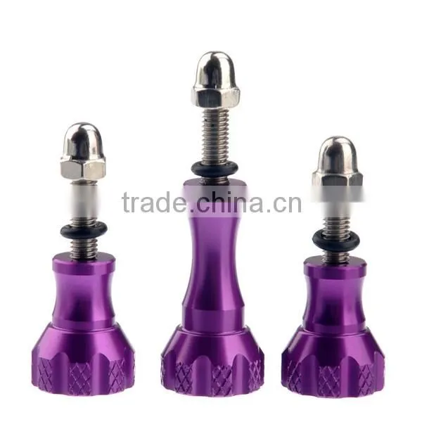 CNC Aluminum Adjustable Screw Thumb Knob Screw for Gopros Hero3+/3/2/1 photo-3