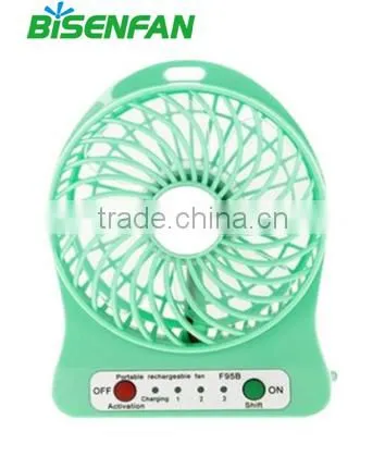 Colorful 5v Rechargeable Usb Mini Handheld Fan, Table Fan, Portable Fan, Battery Fan