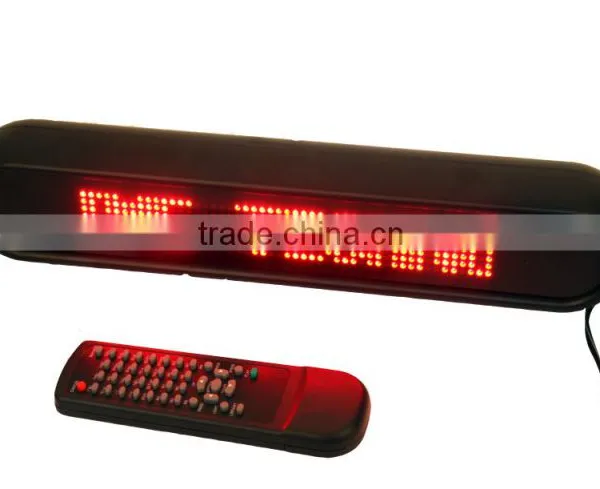 2016 the Most Hot-selling 11 Messages Programmed Scrolling Messages Speed and Intensity Adjustable Led Car Display Board photo-2